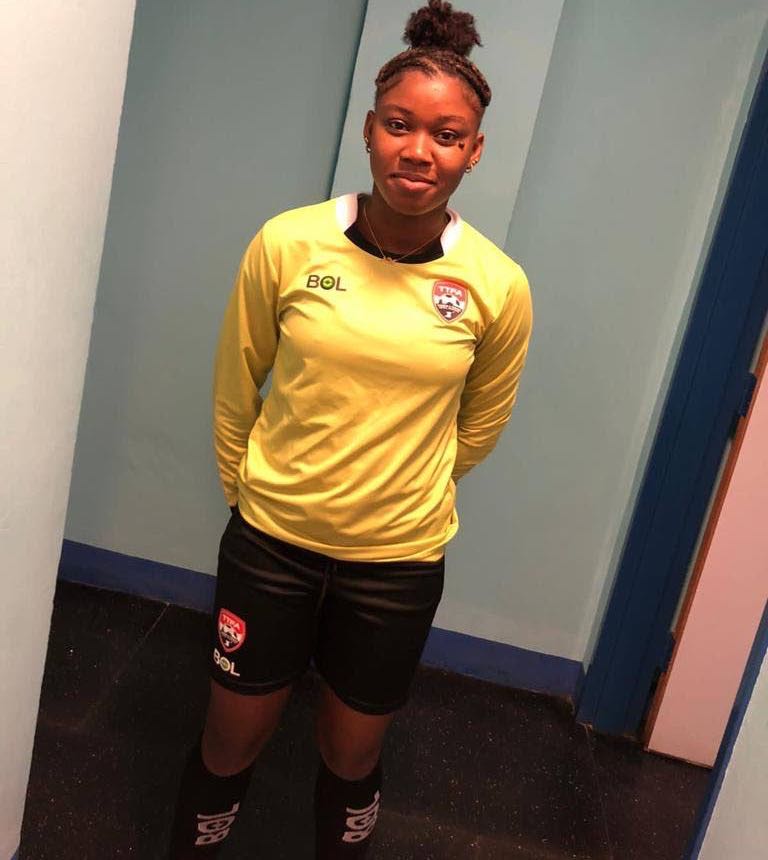 Goalkeeper Akyla Walcott, who was recently called to train with the national women's football team, has landed a full scholarship at Essex County College in New Jersey. -