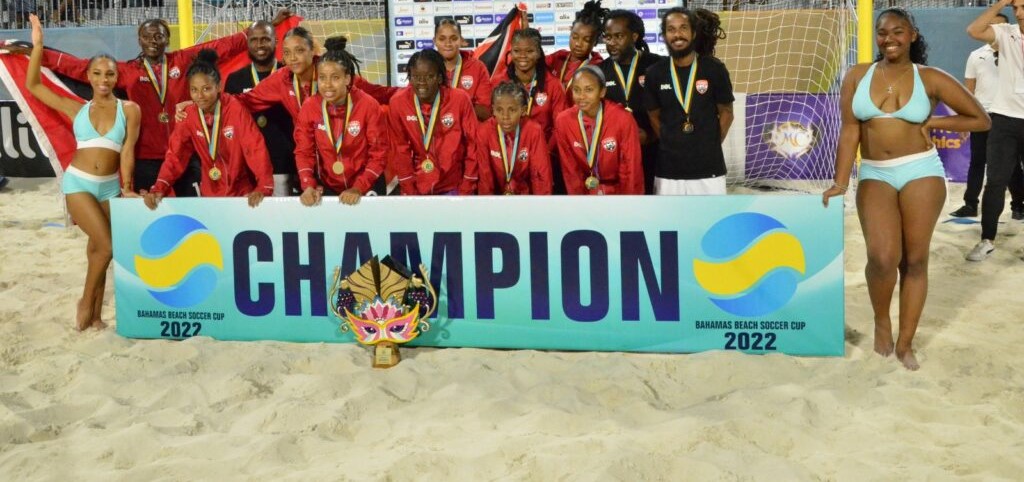 Trinidad and Tobago Women’s team were crowned champions of the Bahamas Beach Soccer Cup in Nassau last year.