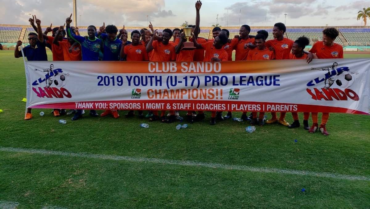 Youth Pro League 2019 Under-17 champions Club SandoYouth Pro League 2019 Under-17 champions Club Sando