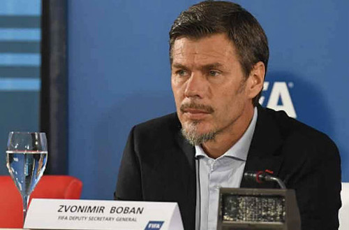  Photo: FIFA deputy general secretary and former AC Milan star Zvonimir Boban.