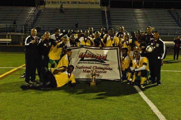 Concordia College captures USCAA 2009 Men’s Soccer National Championship. 