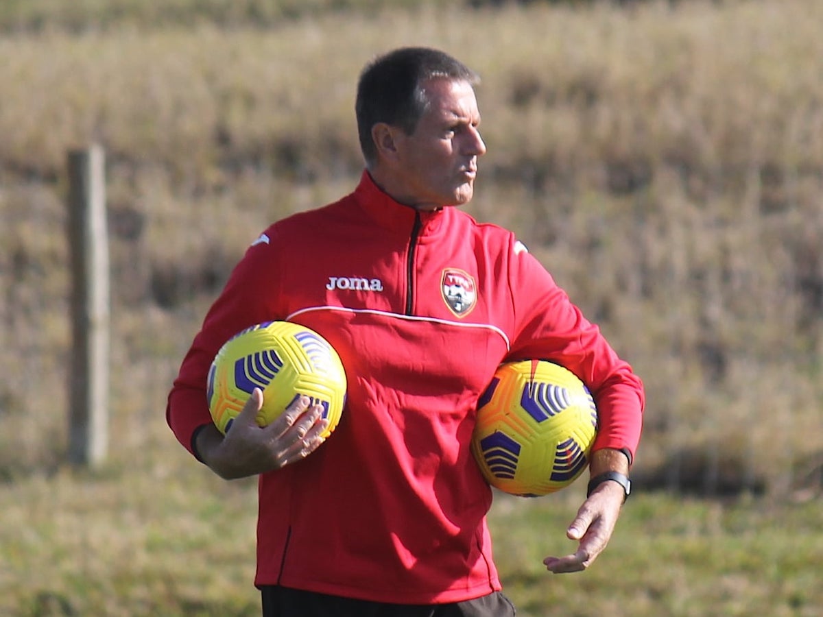 Former Trinidad and Tobago Head Coach Terry Fenwick during a training session in Orlando, FL on January 30th 2021