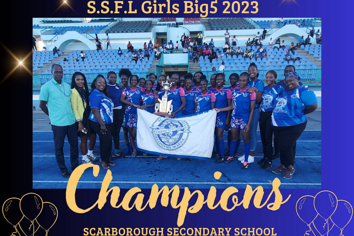 Scarborough Secondary School: 2023 Girls Secondary Schools Football League (SSFL) Big 5 Champions