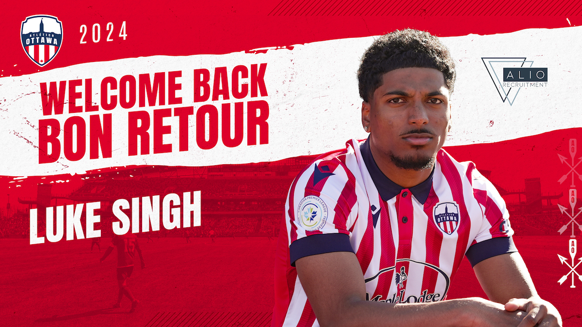 Atlético Ottawa welcomes Luke Singh back on loan from Toronto FC
