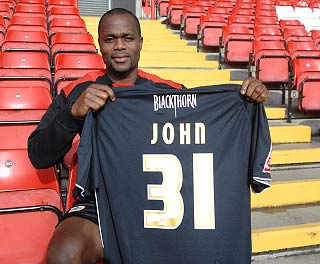 Stern John when he first signed for Bristol City