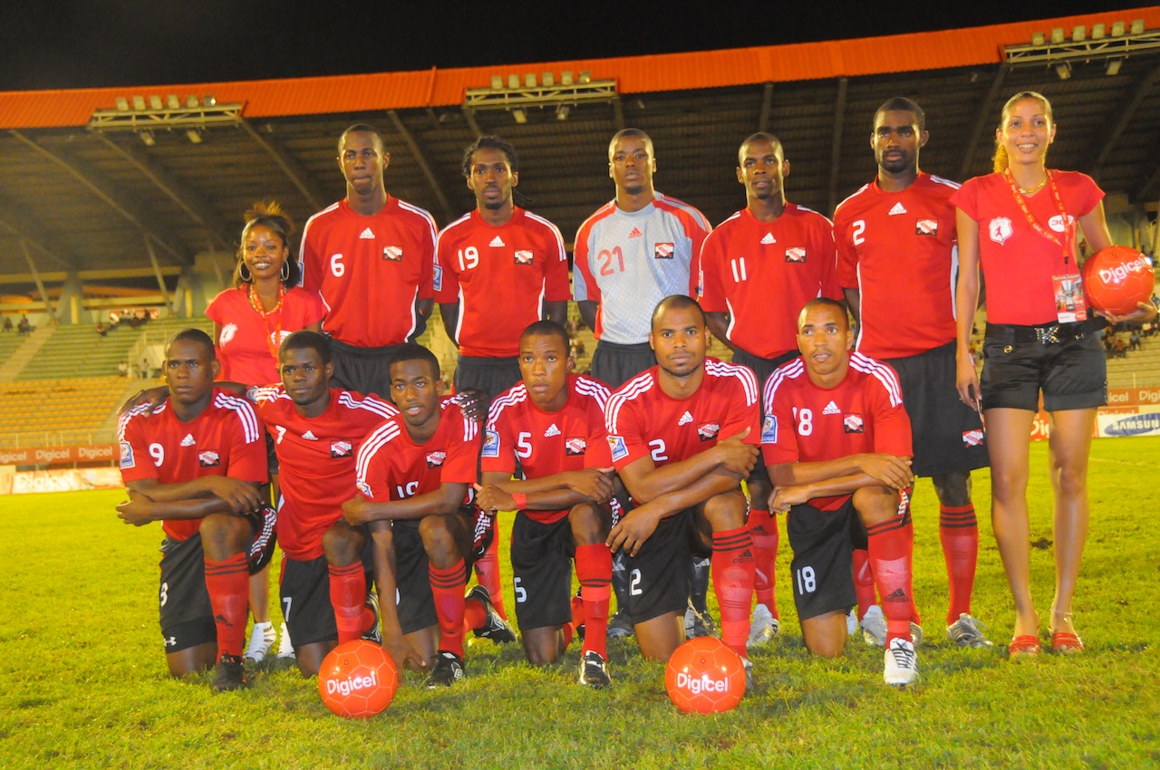 T&T team before the Martinique game.