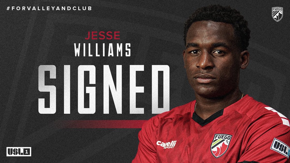 Central Valley Fuego FC signs Trinidadian defender Jesse Williams
