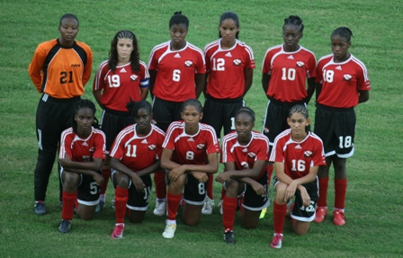 T&T Under 17 women team.