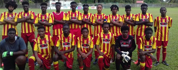 Point Fortin Civic Under-18 team during the 2018 Flow Youth Pro League season.