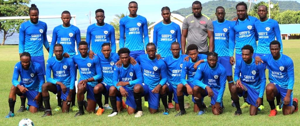 Defending champions Sidey's FC team ahead of one of their matches in the Eastern Conference of the Ascension Tobago Football Association (TFA) Premier Division last weekend as they stretched their record to six wins from as many matches.