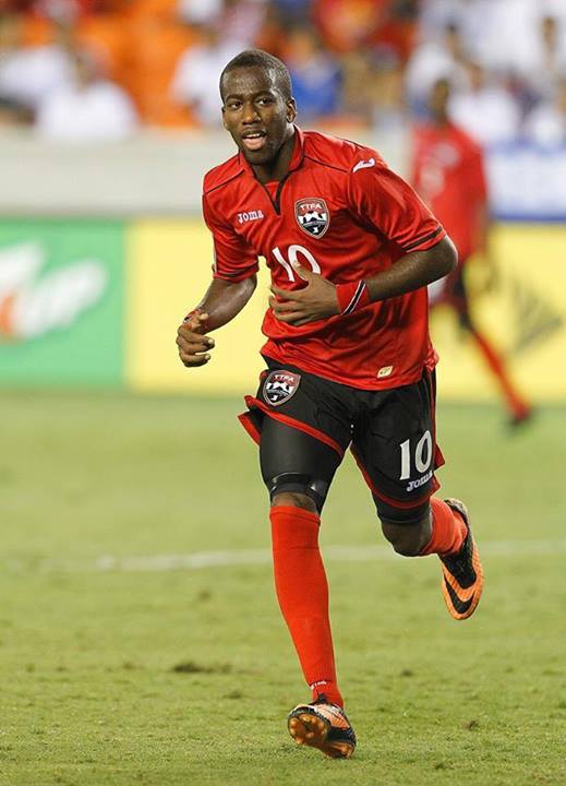 Molino spends time with T&T team ahead of Gold Cup opener.