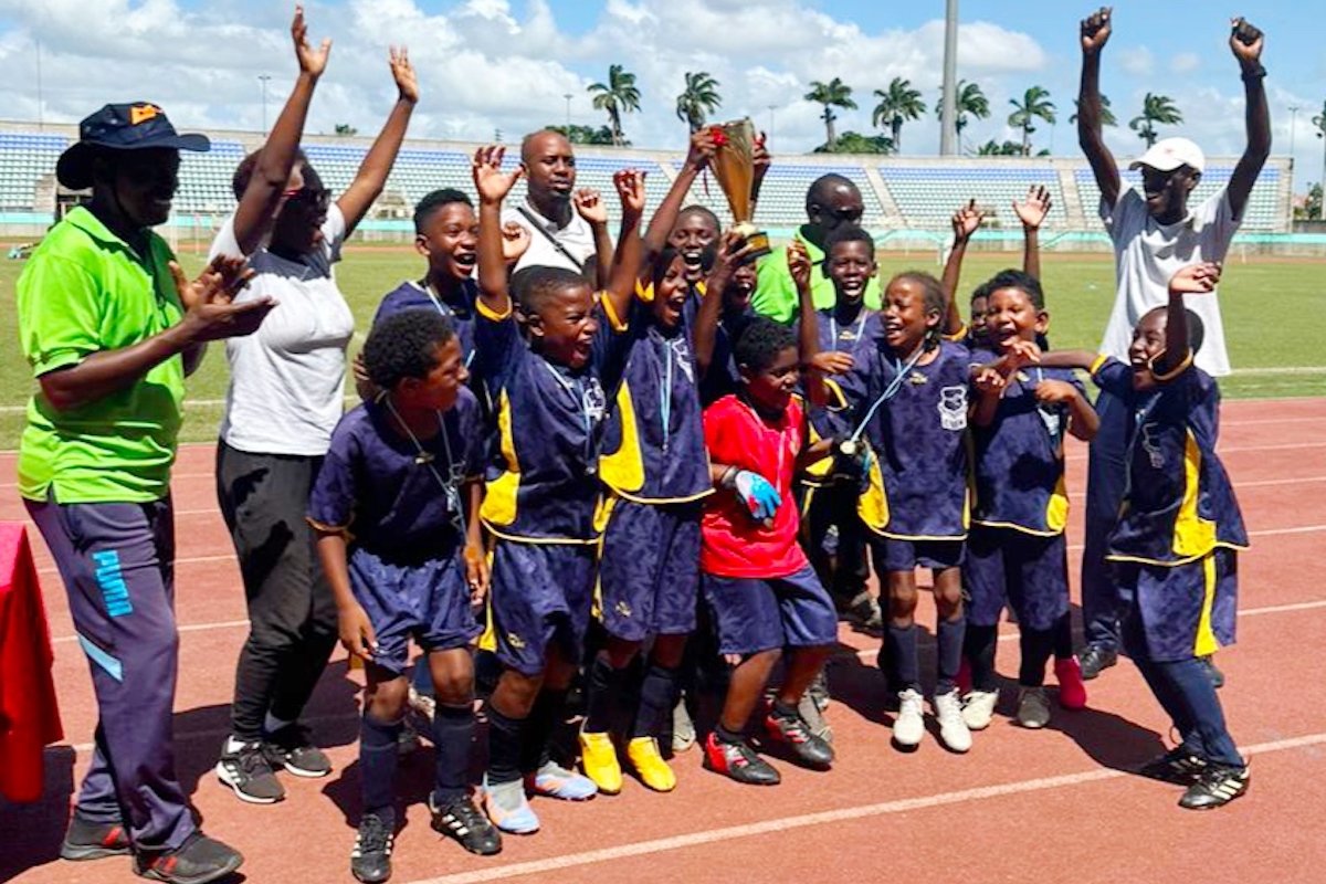CHAMPIONS: Creek Sports & Cultural Club, Under-11 champions of the inaugural NLCL Concept Coaching Community Summer Cup.