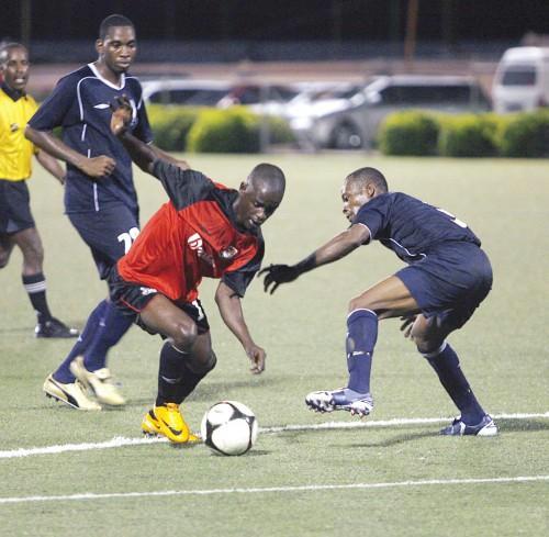 Gorean Highley (yellow boots) goal helps JP to fifth title.