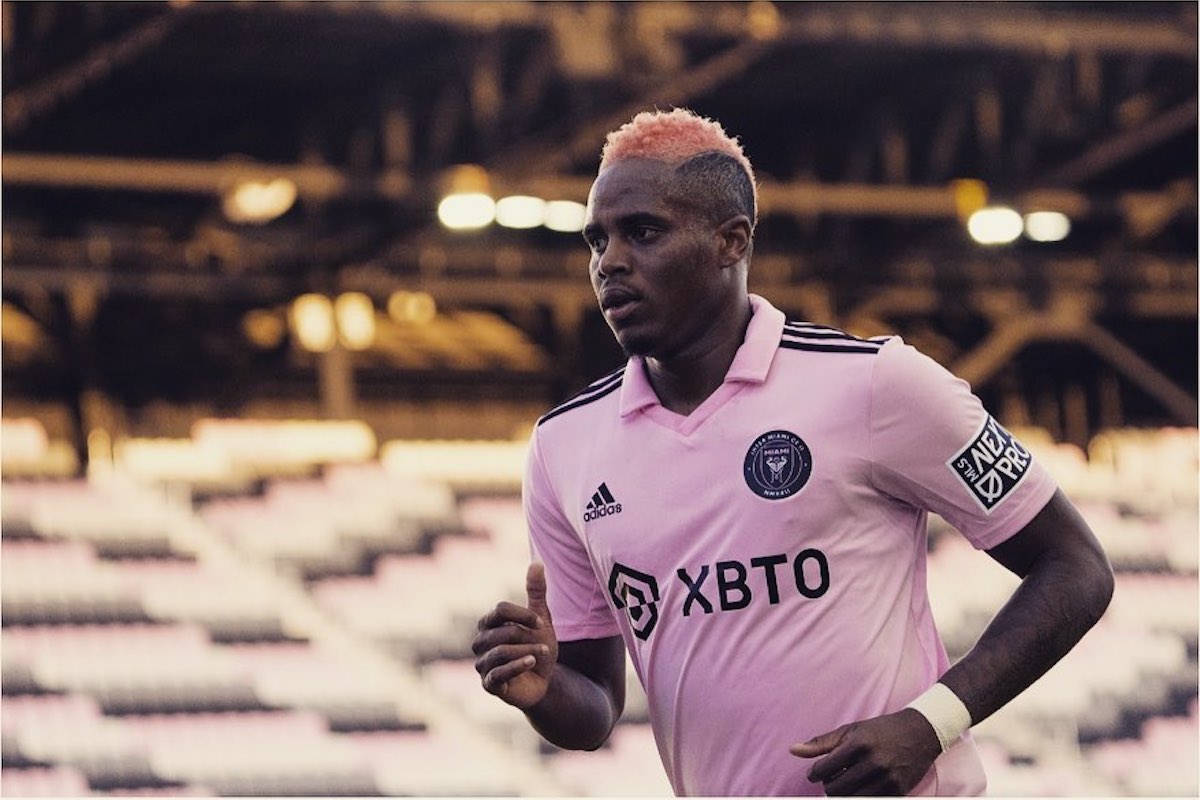 Joevin Jones in action during a match between inter Miami CF II and Orlando City B at DRV Pink Stadium, Ft. Lauderdale, Florida on April 10th 2022