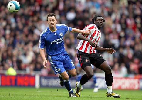 John Terry (Chelsea) vs Kenwyne Jones (Sunderland) - 2009 EPL Season.