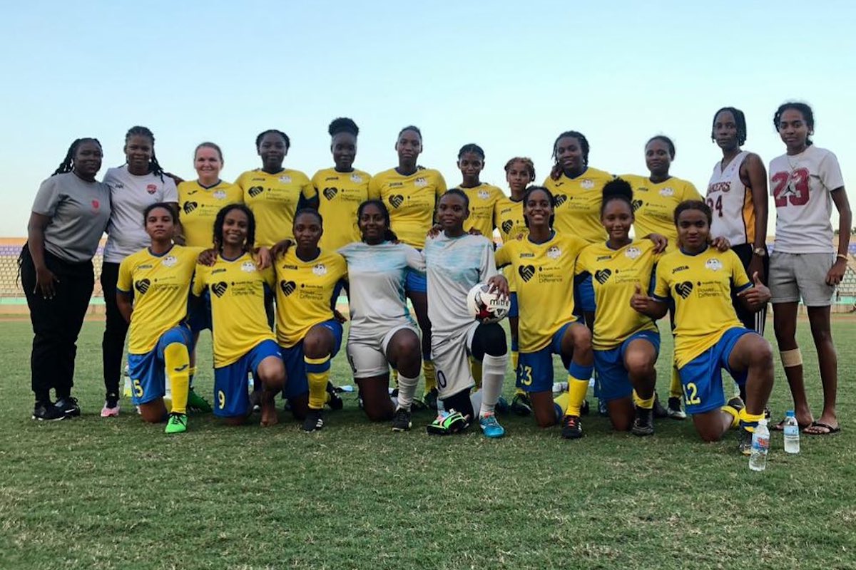 The PlayFit FA team who defeated University of the West Indies FC 12-0 at Manny Ramjohn Stadium on Sunday, September 3rd 2023