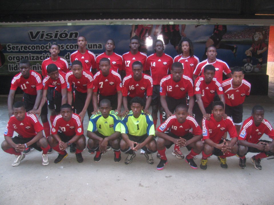 T&T U-17 team in Costa Rica
